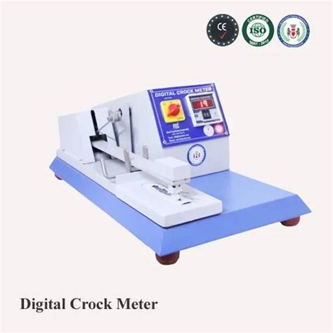 Digital CROCKMETER agencies|crock tester.